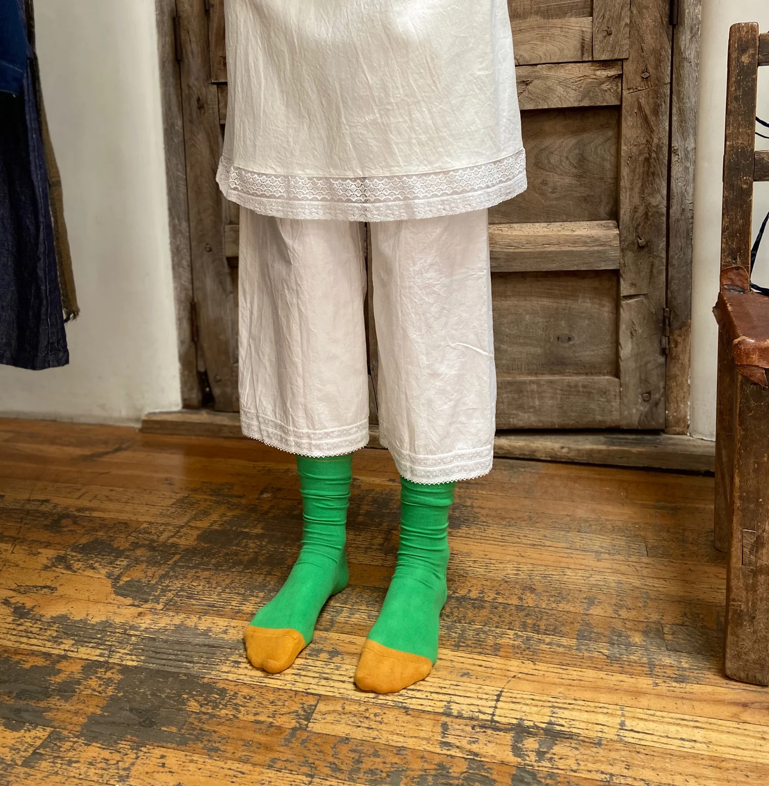 dosa pants with lace — la boheme santa fe